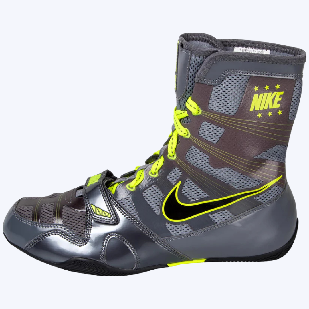 HyperKO Gray & Neon Green Boxing Shoes