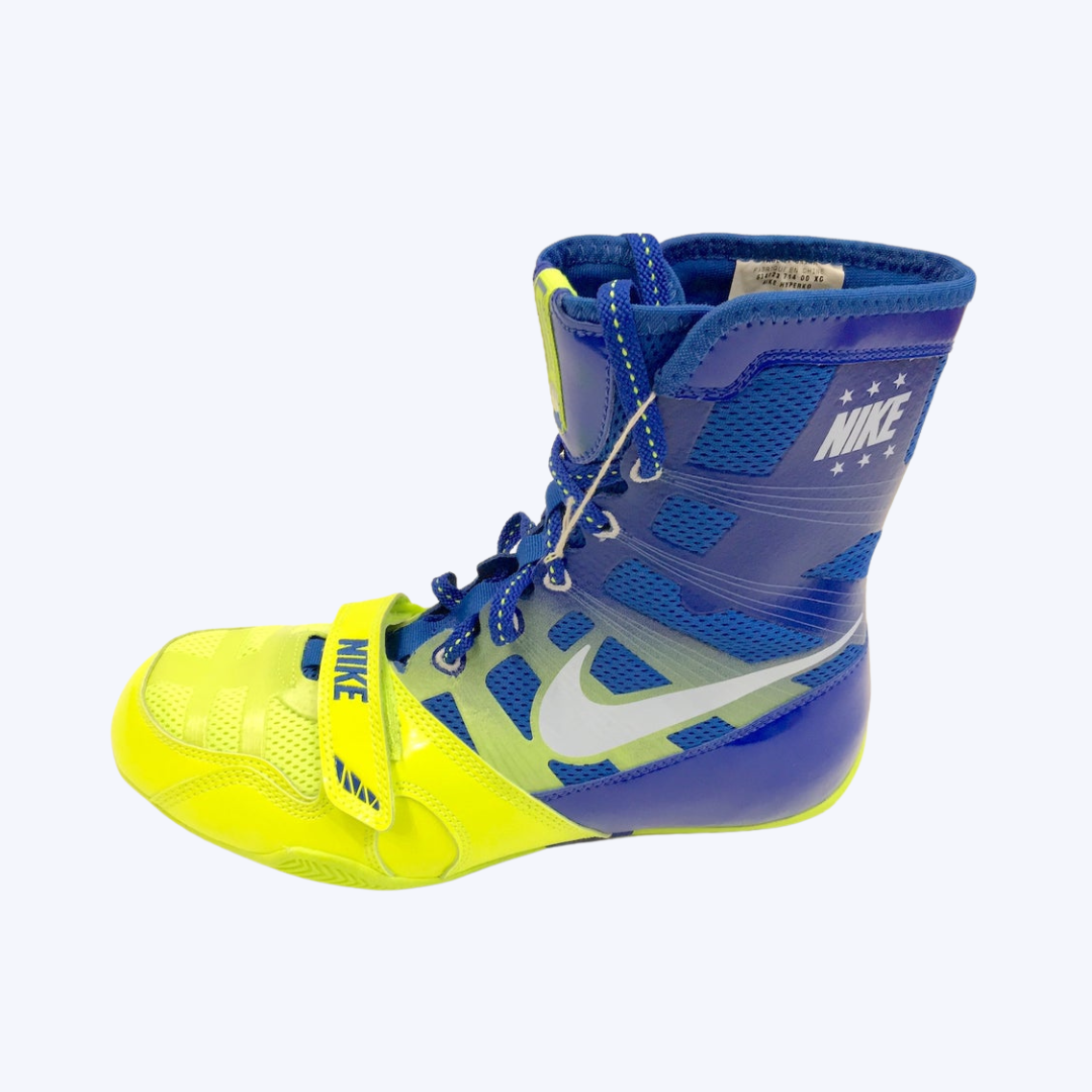 HyperKO Royal Blue & Neon Yellow Boxing Shoes