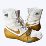 HyperKO White & Gold Boxing Shoes