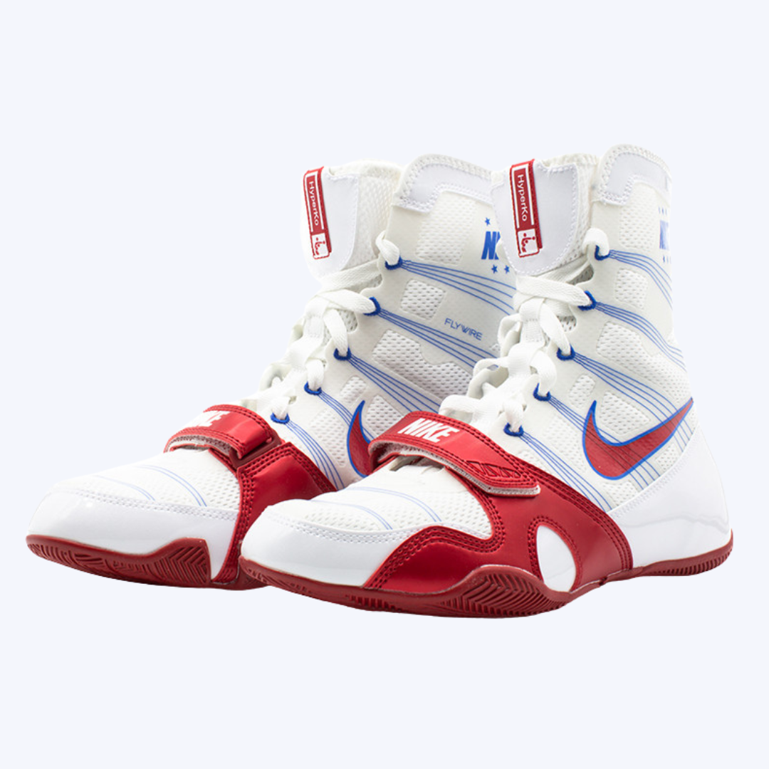 HyperKO White & Red Boxing Shoes