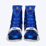 Manny Pacquiao HyperKO boxing boots in blue and white