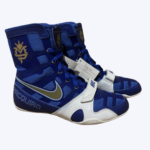 Manny Pacquiao HyperKO boxing boots in blue and white