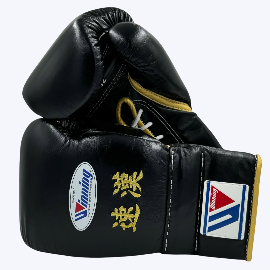 Black Winning Boxing Gloves