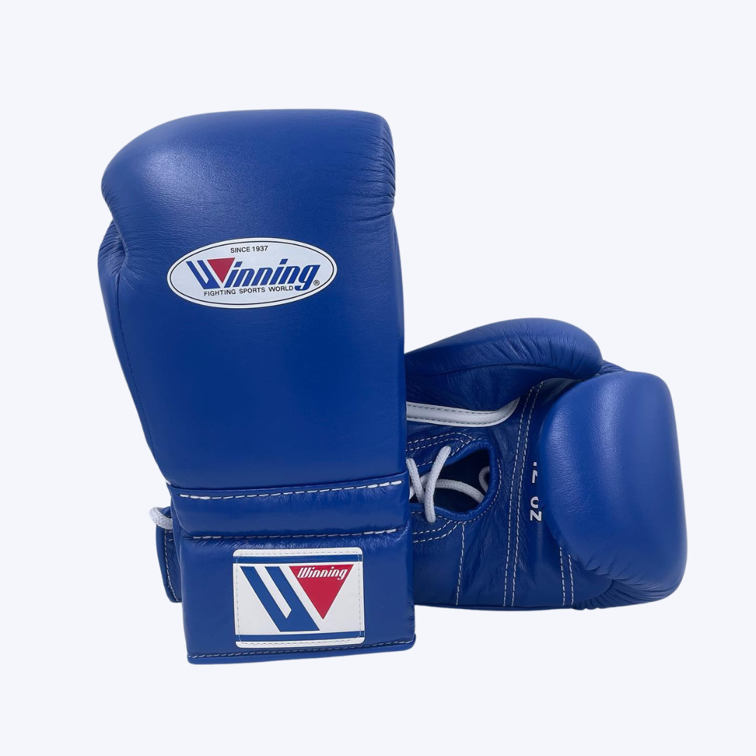 Blue Winning Boxing Gloves