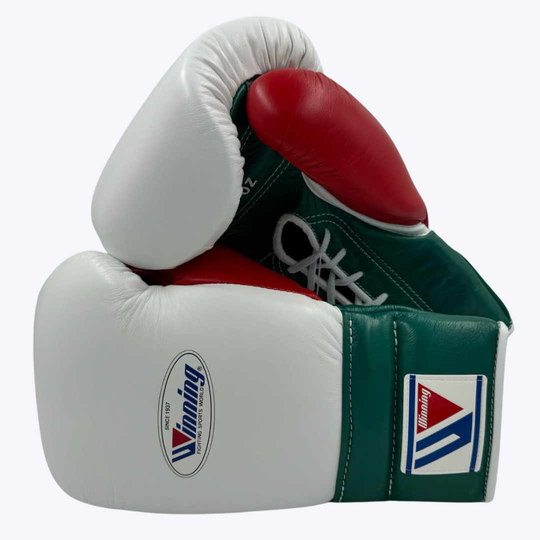 White and Red Winning Boxing Gloves