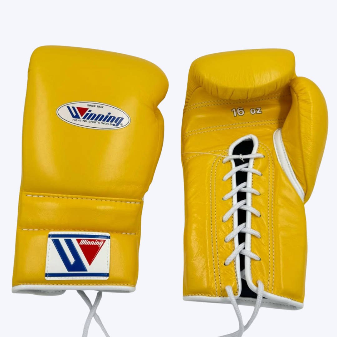 Yellow Winning Boxing Gloves