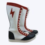Lightning Bolt Pro Wrestling Boots High-Top Ring Boots