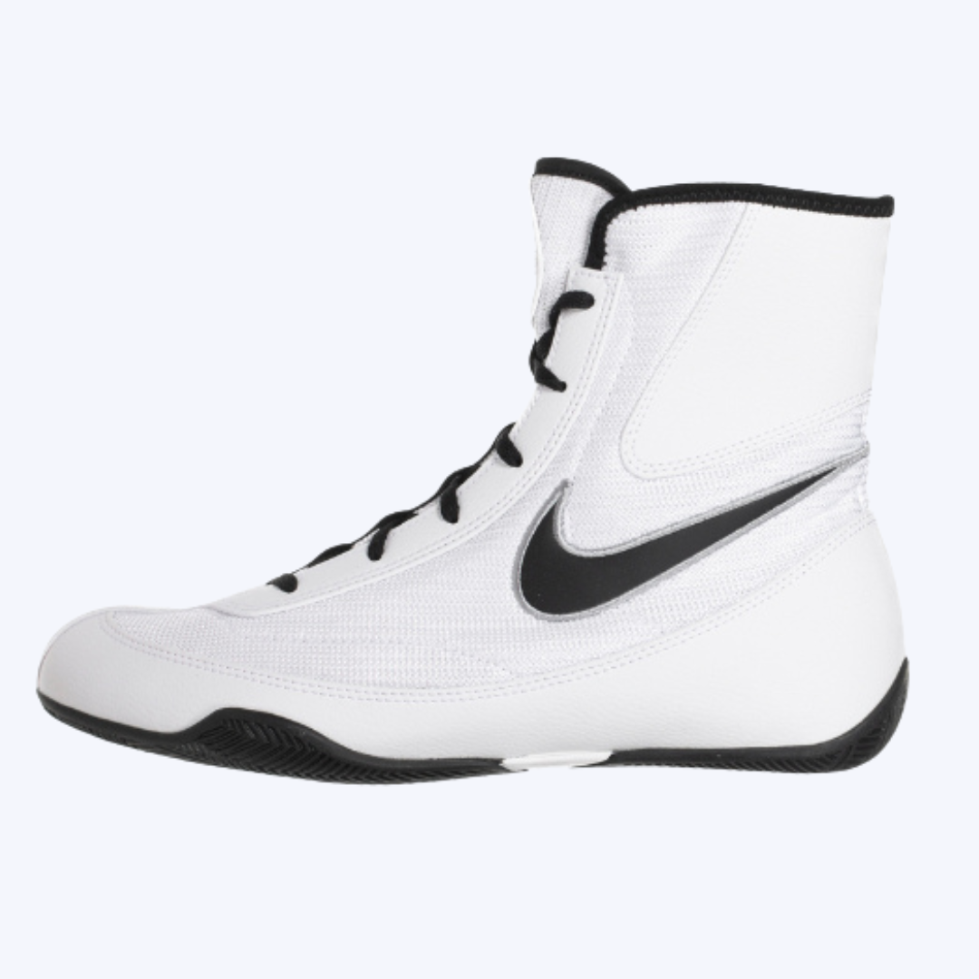 Machomai Boxing Boots in White and Black